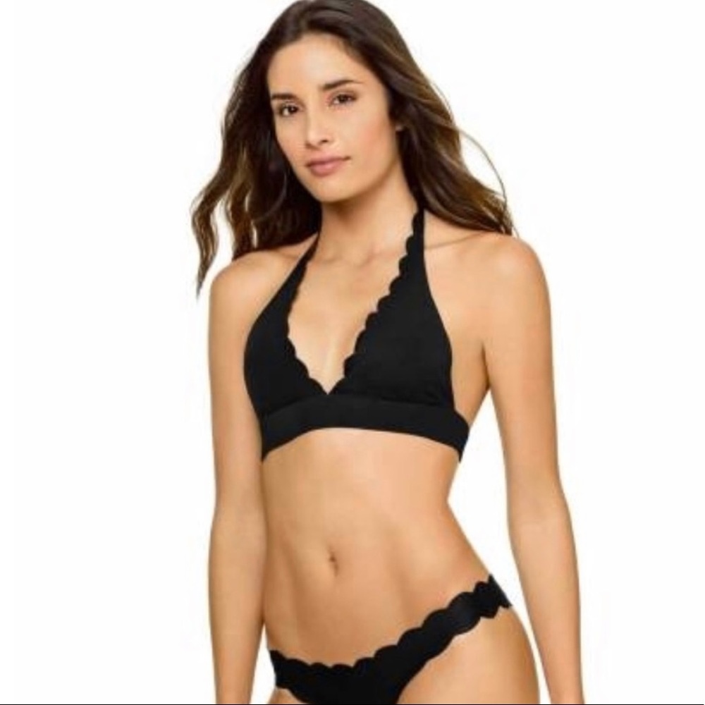 NWT $84 Reversible Wave Halter Bikini Top - Picture 5 of 8